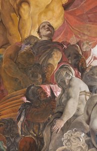 Romersk dommer som dømte til døden de hellige Apollonia, Lucy og Catherine av Alexandria, ca. 1696-97